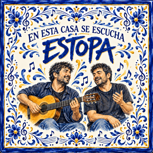 Azulejo Estopa – En esta casa se escucha Estopa