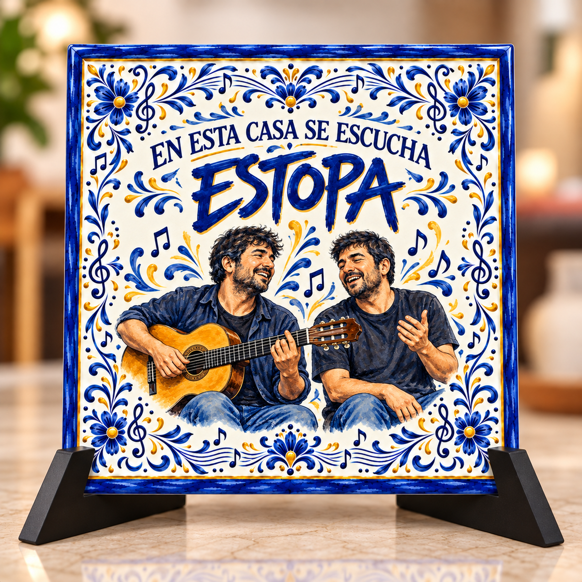 Azulejo Estopa – En esta casa se escucha Estopa